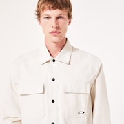Canvas Snap Jacket - Artic White