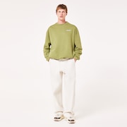 Mtl Ringed B1B Crew Sweatshirt - Fern