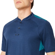 Ergonomic Evolution Polo Short Sleeve - Dark Blue Medium Heather