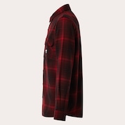 Butter Flannel Shirt - Black/Grenache Check