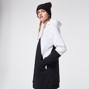 Snowdrop DWR Fleece - Black/White