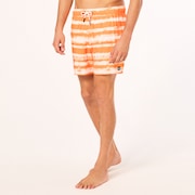 Blur Stripes Rc 16" Beachshort - Blurred Stripe Orange