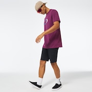 Marble Ellipse Tee - Dark Purple