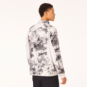 Latitude Arc Rc 1/4 Zip Fleece - Rocks Print Gray
