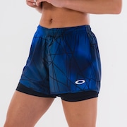 Bermuda Feminina Blur Fast 5'' - Sapphire