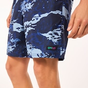 Camo H2O Rc 18" Beachshort - Tiger Mountain Camo Blue