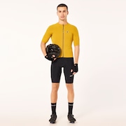 Gridskin Pinstripe SS Jersey - Amber Yellow
