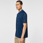 Oakley Freestyle Print Rc Polo - Poseidon