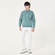 Skull LS Sweater Mock Shirt 2.0 - Pacific