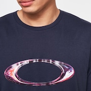 Marbled Ellipse Tee - Fathom