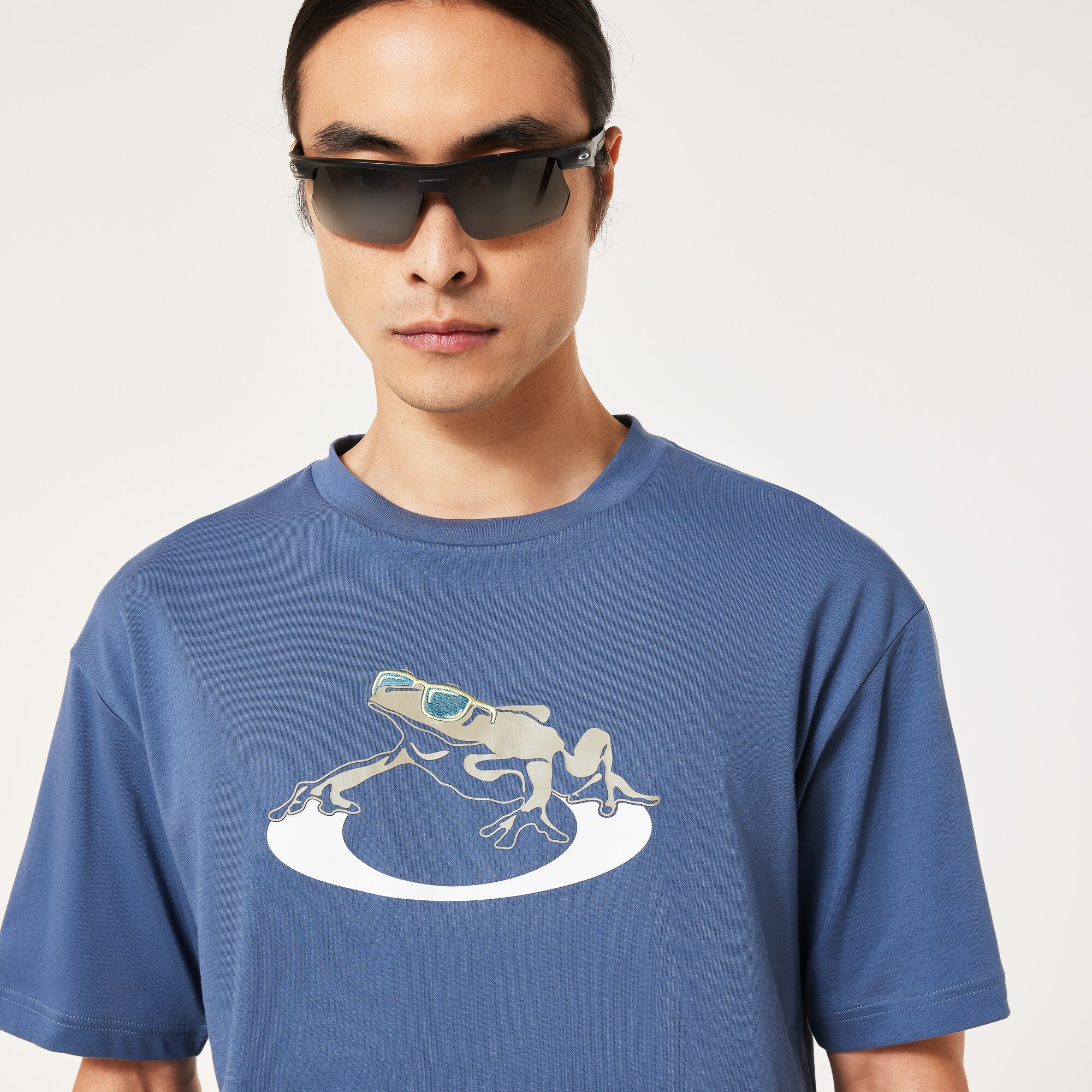 オークリー Enhance Qdc SS Tee Frog Icon 4.0 Dark Aqua | オークリー