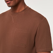 Relax Pocket Ellipse Tee - Carafe
