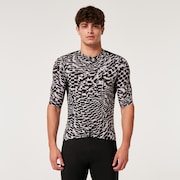 Endurance Dazzle Camo Jersey - Abstract Black/White