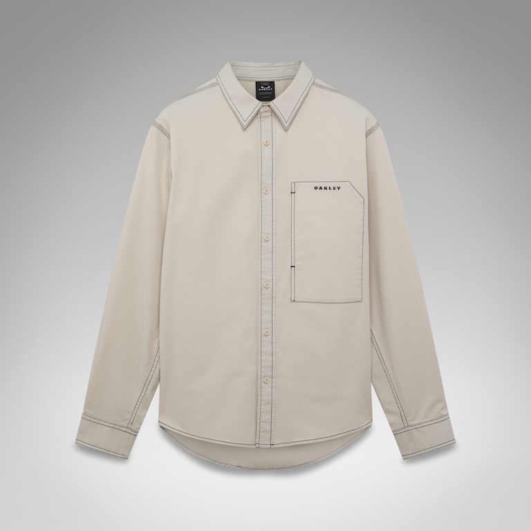Oak Solid Ls Shirt - Mist