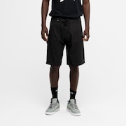 Bermuda Masc Mod Sports Knit Shorts - Blackout