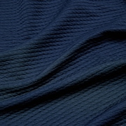 Striking Matelasse Hoodie - Fathom