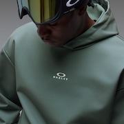 Wintertide Scratched Hoodie - Aviator Green