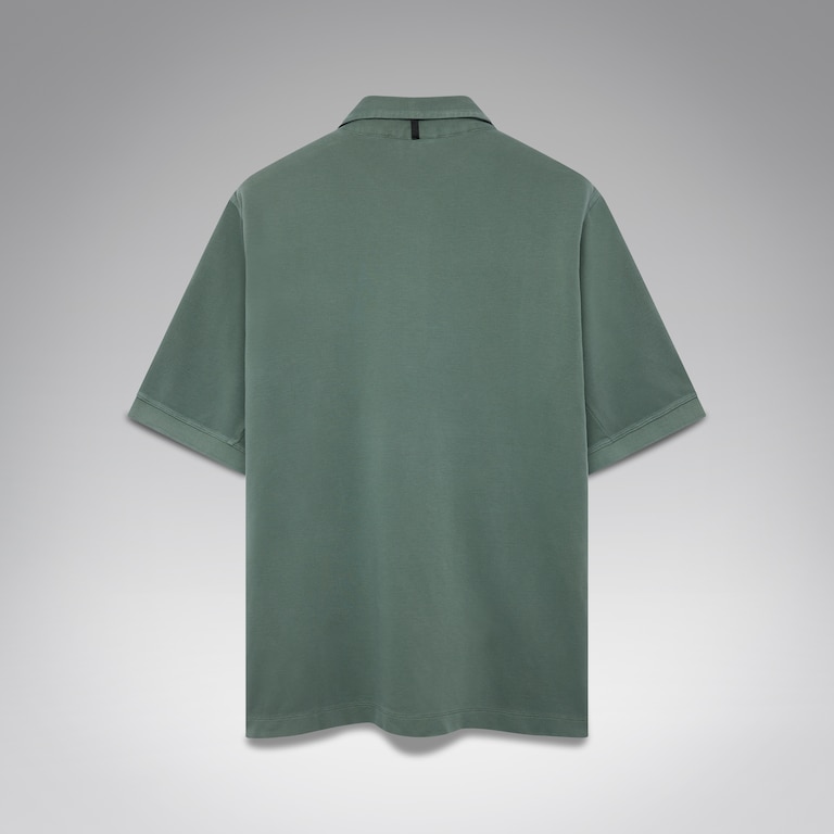 SS Piquet Polo Metal Chest Coin - Aviator Green