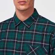 Essential Plus LT Flannel LS - Tree Green Check