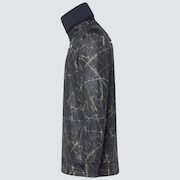Oakley Crack Mx Hi-Neck Ls Shirt - Black Print