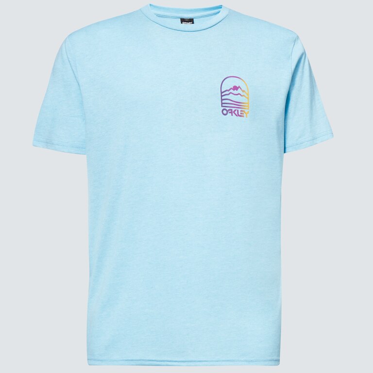 Gradient Mountain B1B Tee - Bright Blue