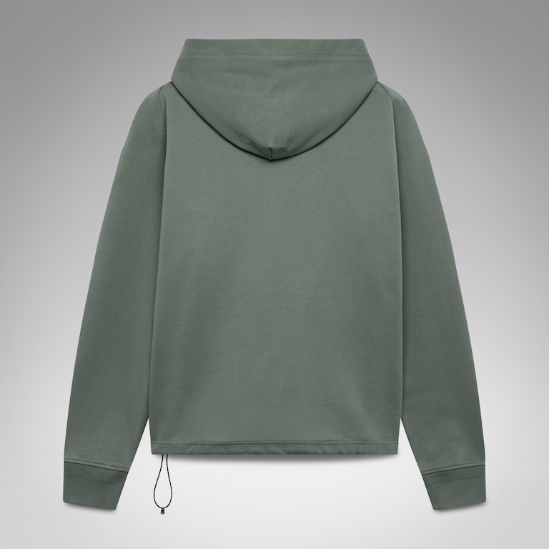 Hoodie Metallic Chest Coin - Aviator Green