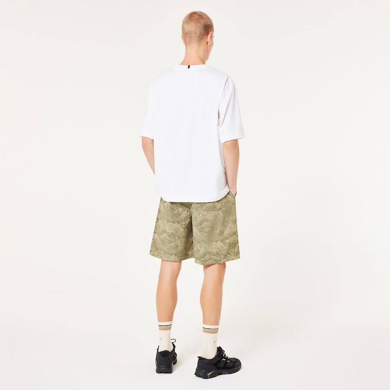 Outdoor Printed Short - Aop Mountain Green Pebble