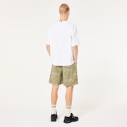Outdoor Printed Short - Aop Mountain Green Pebble