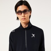Skull Bulge H/Z Pullover Fleece - Blackout