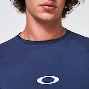Color Block LS Rashguard - Universal Blue
