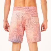 Cosmic Tides 18" Boardshort - Bubble Ellipse Orange/Blue