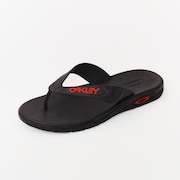 Chinelo Oakley Crowd B1B - Black/Orange
