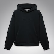 Radiant Peach Fleece Hoodie 12.0 - Pitch Black