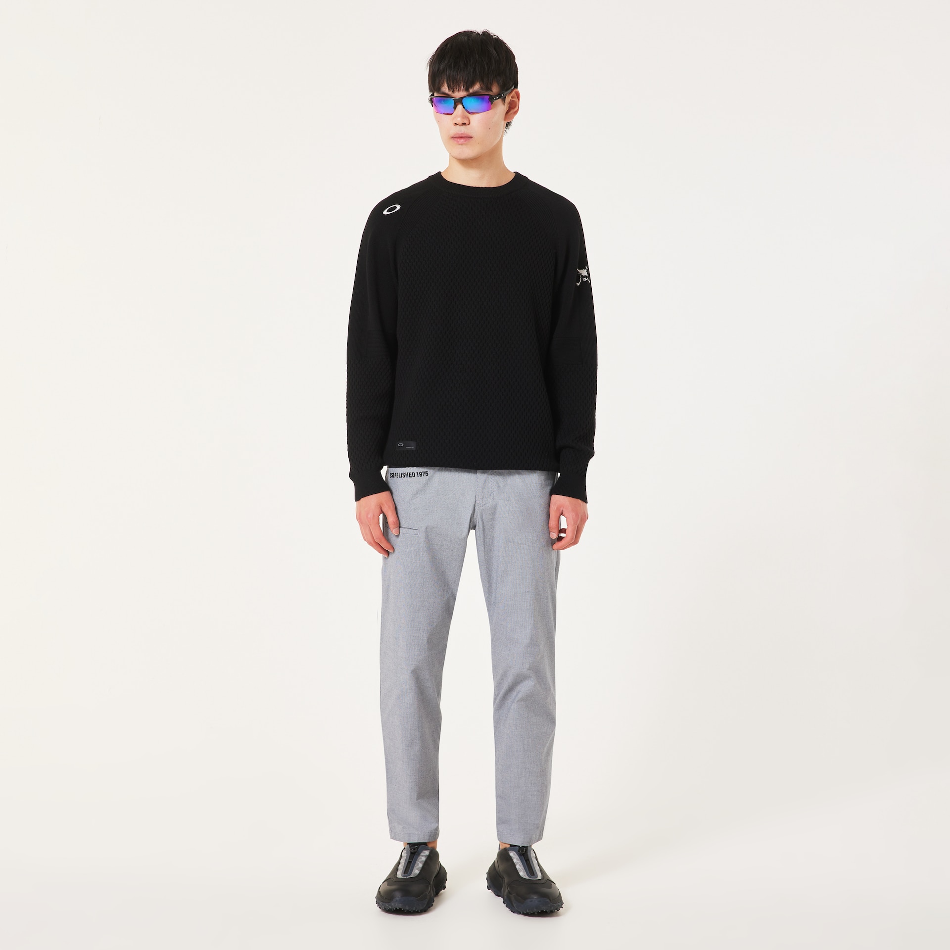 オークリー Skull Surface Sweater Crew 3.0 Blackout | オークリー