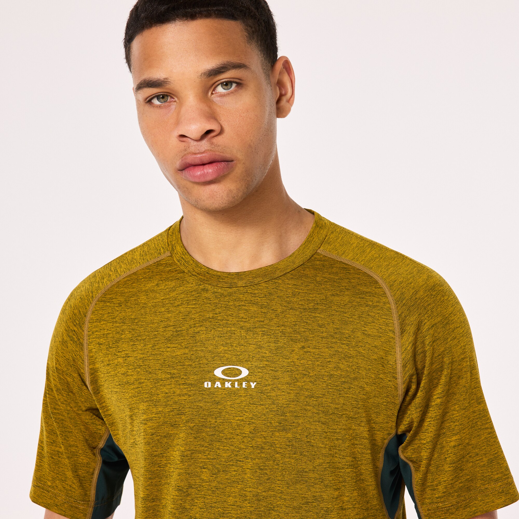 Oakley O Fit Rc SS Tee in Green/Yellow Heather | Oakley® US