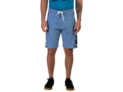 Sakura Blocked Boardshorts - Faded Denim