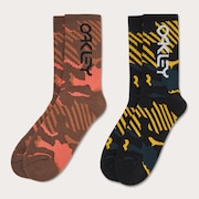 Camo B1B Rc Socks 2.0(2 Pcs) - Orange Stripe/Grip Camo