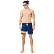 Beach Color Block 16 Inches - Dark Blue