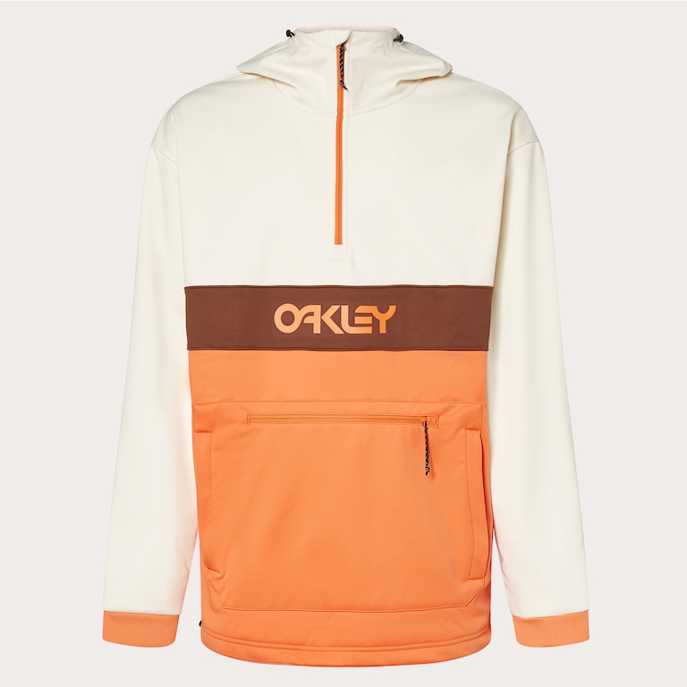 Tnp Nose Grab Softshell Hoodie - Arctic White/Soft Orange