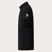 Skull Ideally Hybrid Zip Shirt - Blackout