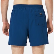 Seersucker 16" Beach Short - Poseidon