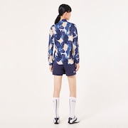 Elevate LS Essence Mock - Blue Storm Print