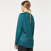 Wmns  Factory Pilot LS Jersey - Bayberry