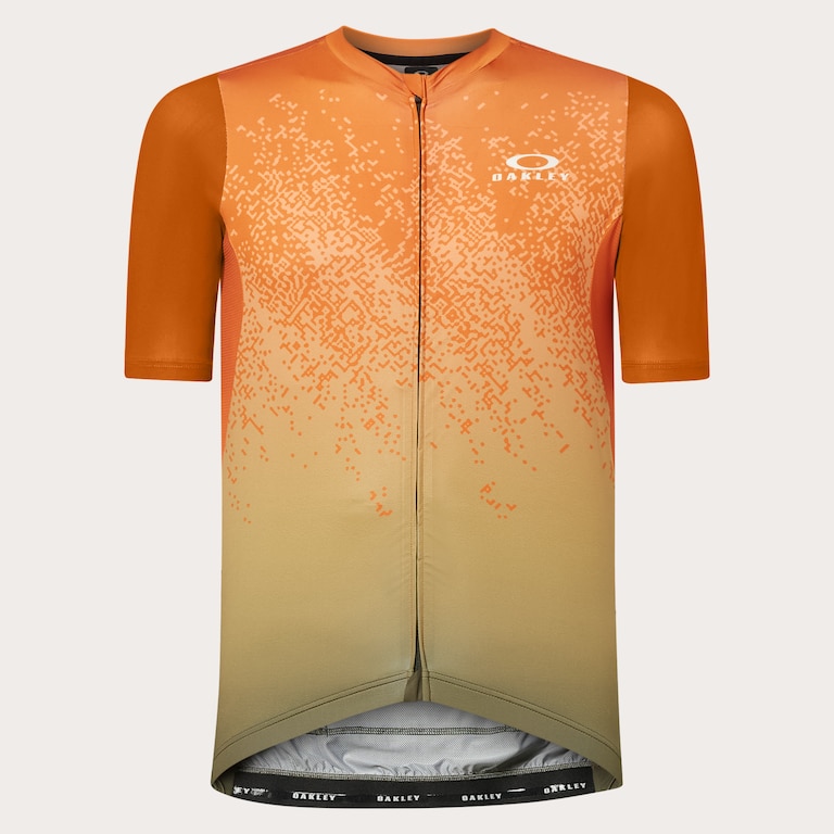 Endurance Dazzle Camo Jersey - Orange/Green Pixel Pt