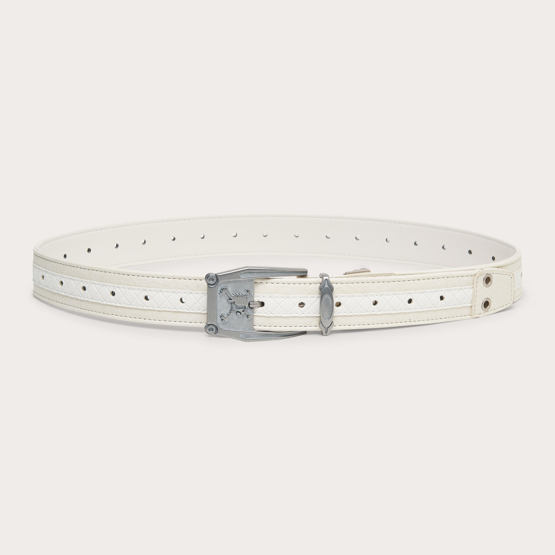 OAKLEY/スカルバックル/ベルト/ホワイトレザー/メンズ オークリー Skull Belt 16.1 Blackout | オークリー公式ストア 日本