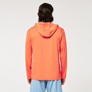 Rainbow Rc Hooded Rushguard - Soft Orange