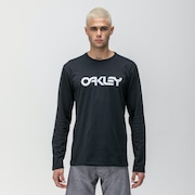Camiseta Mark II Ls Tee - Jet Black
