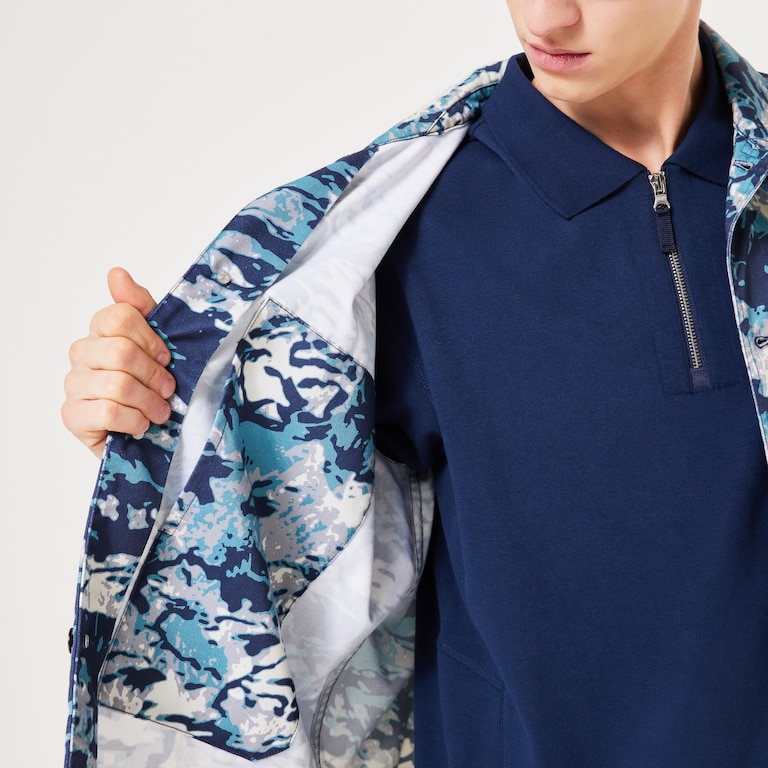 Cotton Overshirt - Tiger Camo Pacific