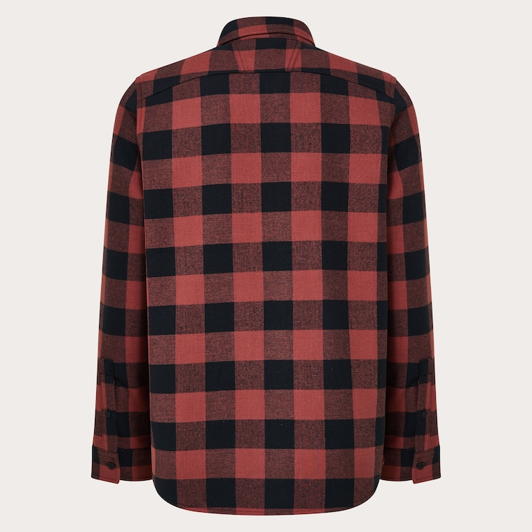 Bear Cozy Flannel - Rosewood/Black
