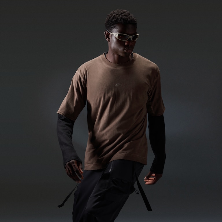 Latitude Veil Tee - Dark Umber